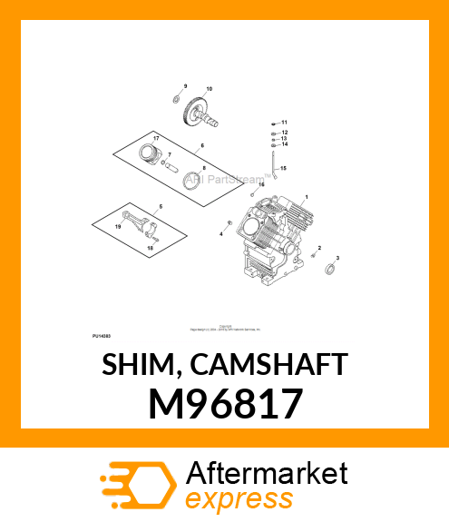 SHIM, CAMSHAFT M96817