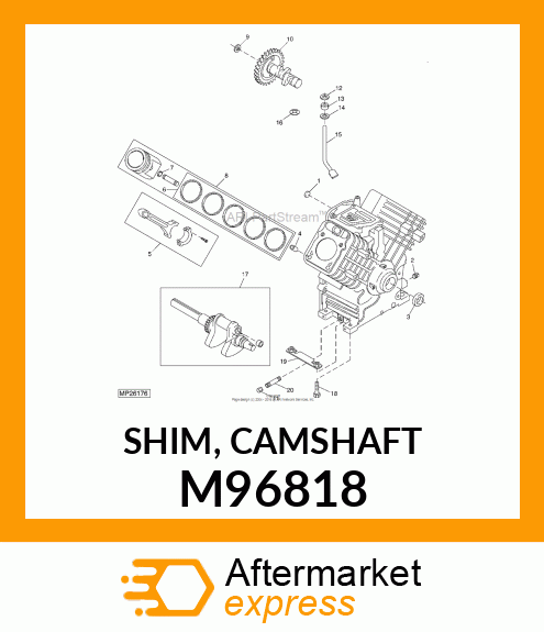 SHIM, CAMSHAFT M96818