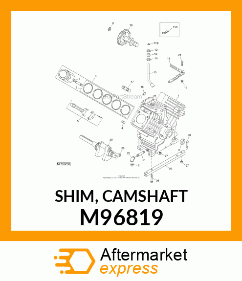 SHIM, CAMSHAFT M96819