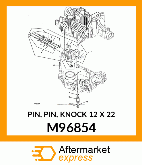 PIN, PIN, KNOCK 12 X 22 M96854