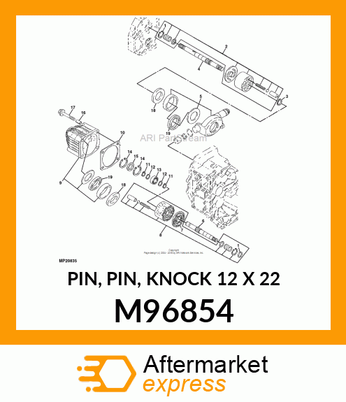 PIN, PIN, KNOCK 12 X 22 M96854