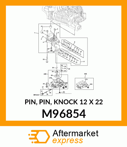 PIN, PIN, KNOCK 12 X 22 M96854