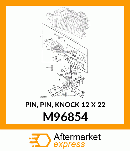 PIN, PIN, KNOCK 12 X 22 M96854