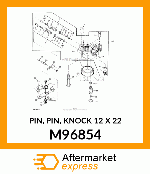 PIN, PIN, KNOCK 12 X 22 M96854