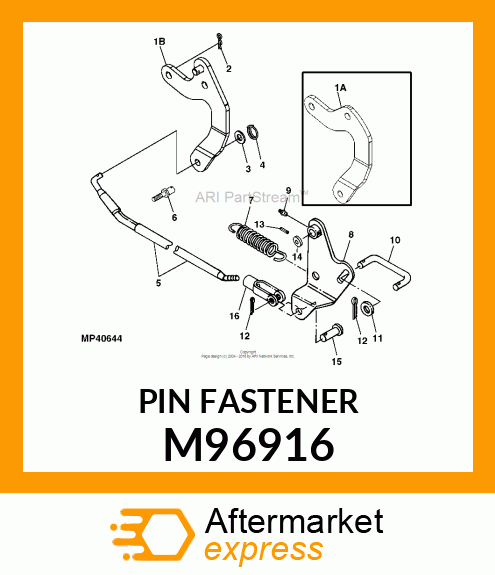 STUD, PIN, SPECIAL THREADED M96916