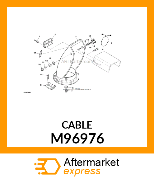 CABLE, SPOUT M96976