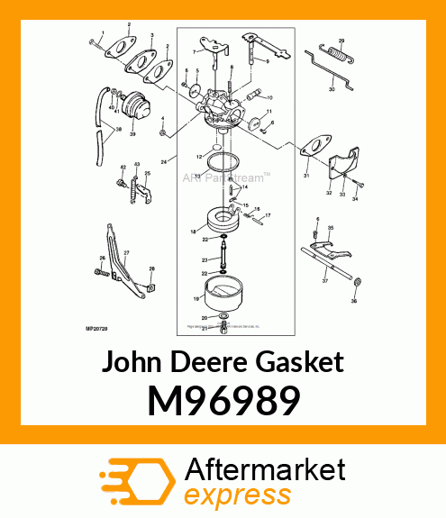 GASKET, FILTER BASE M96989