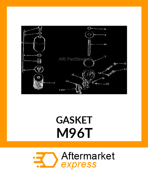 GASKET,OIL FILTER CASE M96T