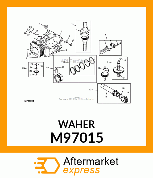 SHIM, CAMSHAFT M97015