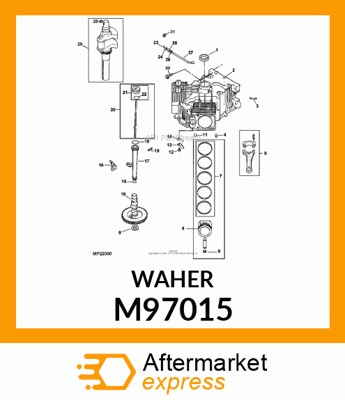 SHIM, CAMSHAFT M97015