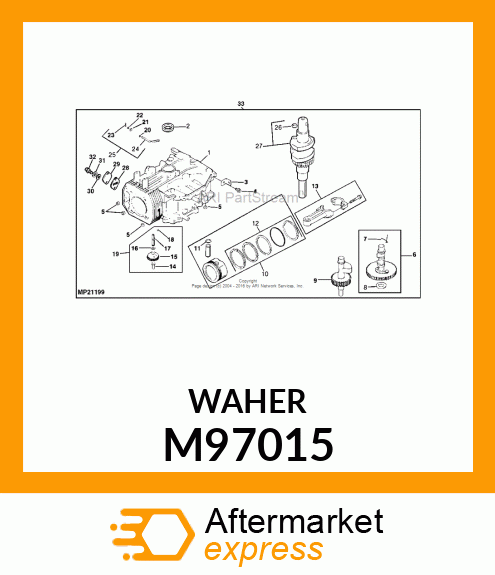 SHIM, CAMSHAFT M97015