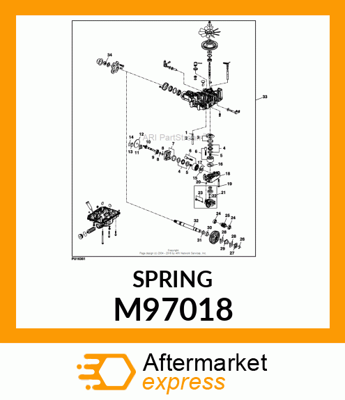 SPRING M97018