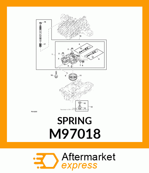 SPRING M97018