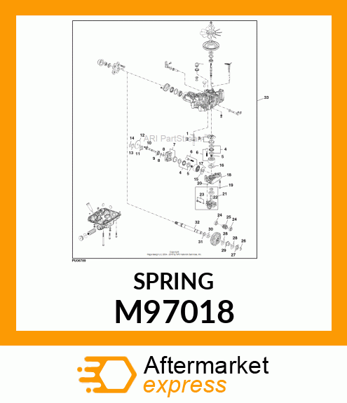 SPRING M97018