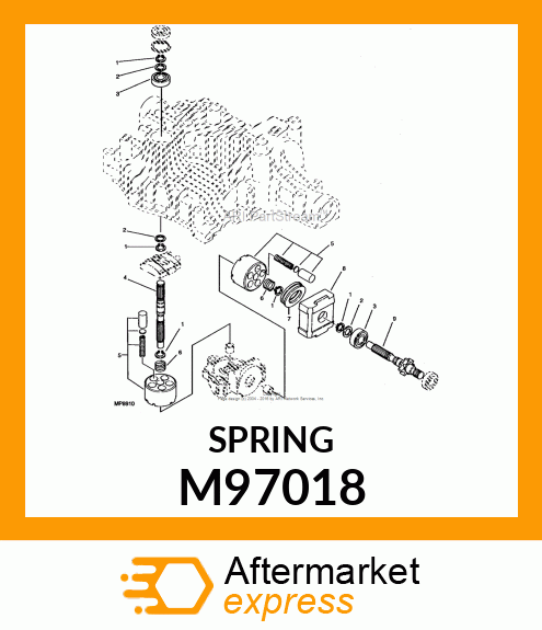 SPRING M97018