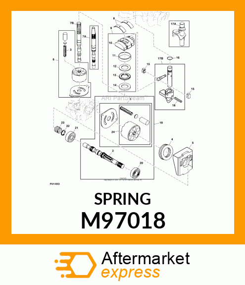 SPRING M97018