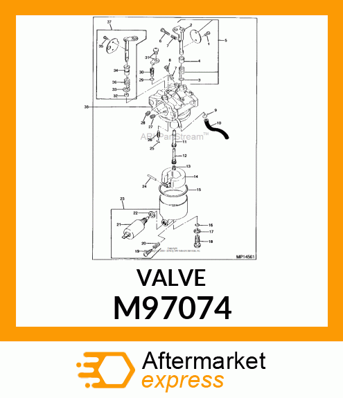 CARBURETOR M97074