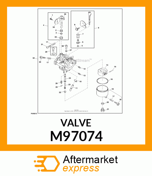 CARBURETOR M97074