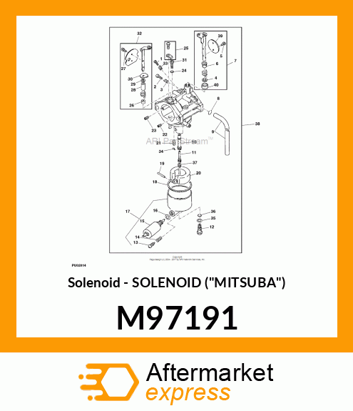 Solenoid - SOLENOID ("MITSUBA") M97191