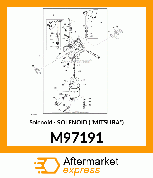 Solenoid - SOLENOID ("MITSUBA") M97191