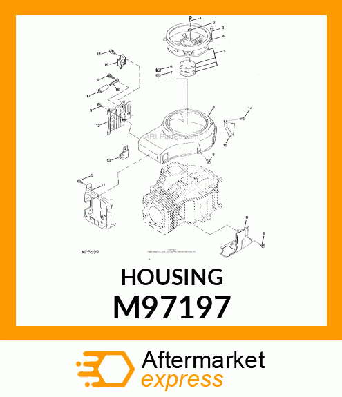 Housing Fan M97197