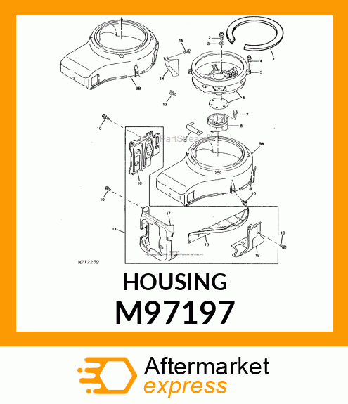 Housing Fan M97197