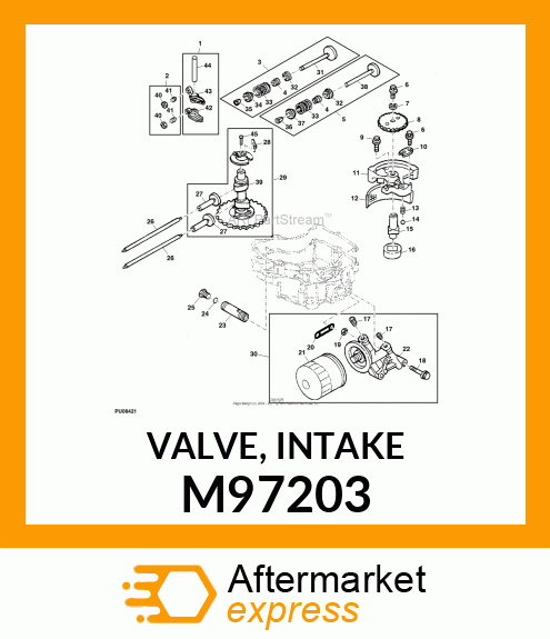 VALVE, INTAKE M97203