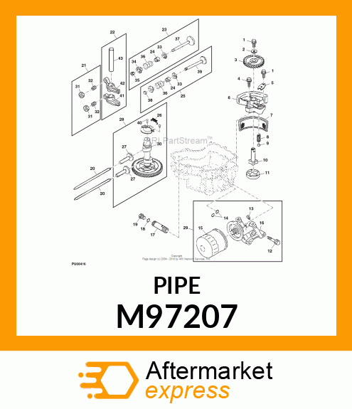 PIPE, DRAIN M97207