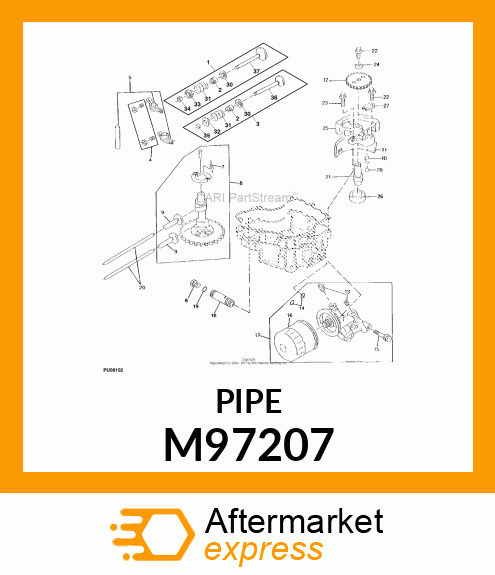 PIPE, DRAIN M97207