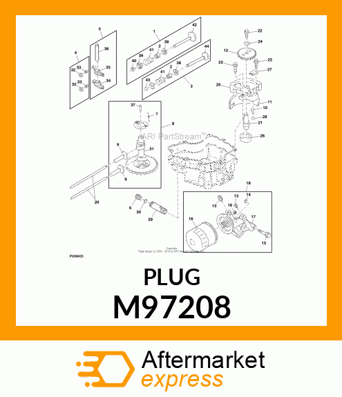 PLUG, DRAIN (M14 X 1.5) M97208