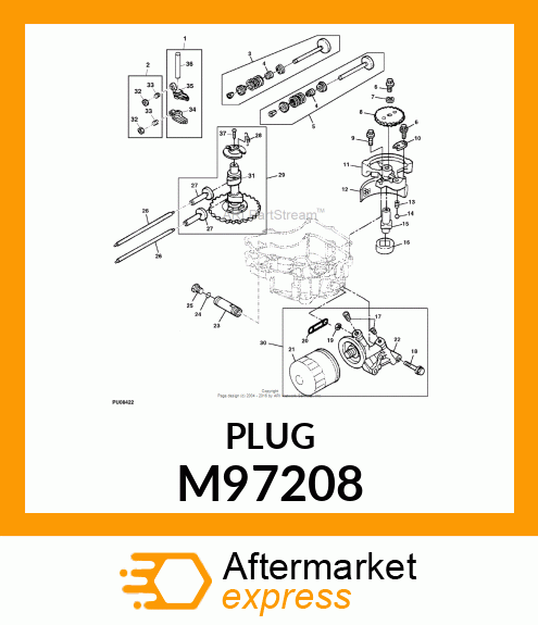 PLUG, DRAIN (M14 X 1.5) M97208