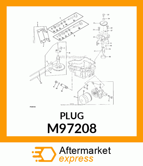 PLUG, DRAIN (M14 X 1.5) M97208