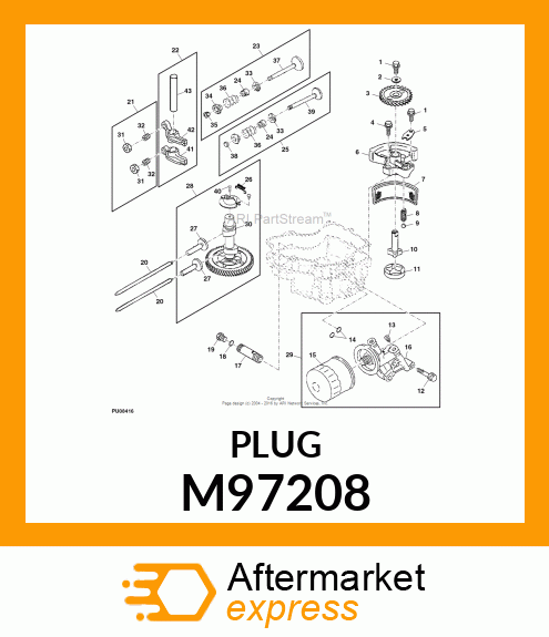 PLUG, DRAIN (M14 X 1.5) M97208