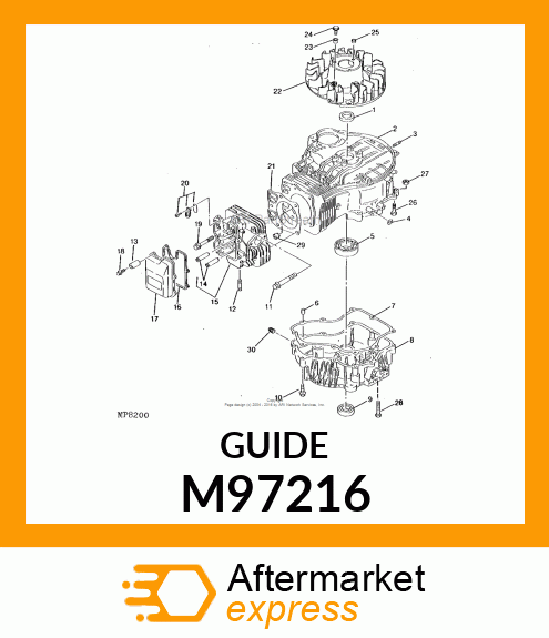 GUIDE, VALVE M97216