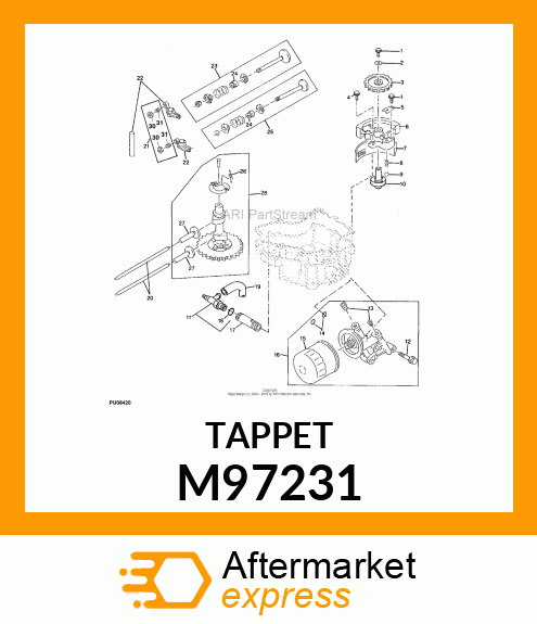 TAPPET M97231