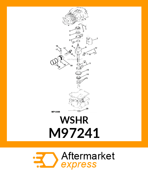 WASHER 6.5 X 11.5 X 2.00 M97241