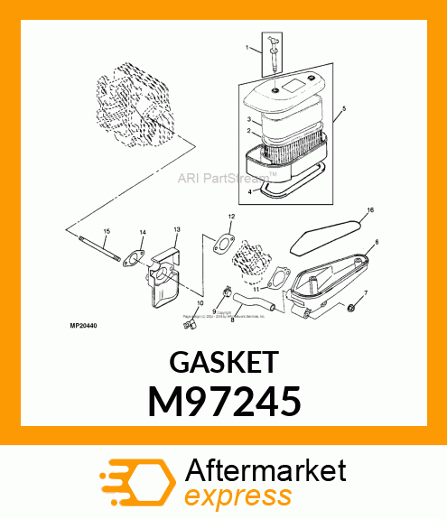 GASKET, INSULATOR M97245