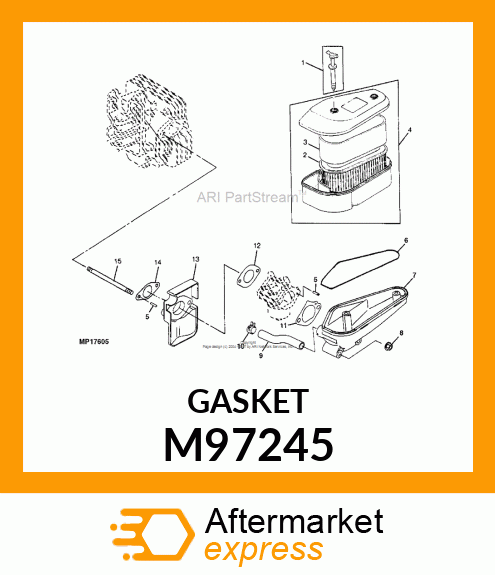 GASKET, INSULATOR M97245