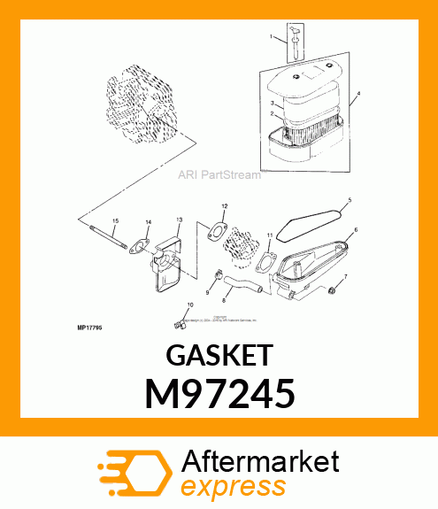 GASKET, INSULATOR M97245