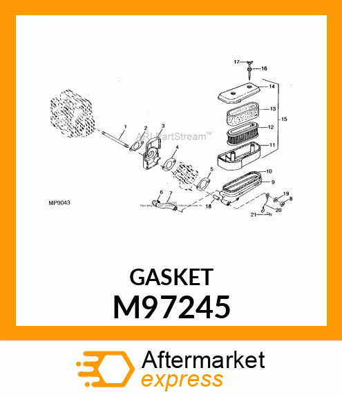 GASKET, INSULATOR M97245