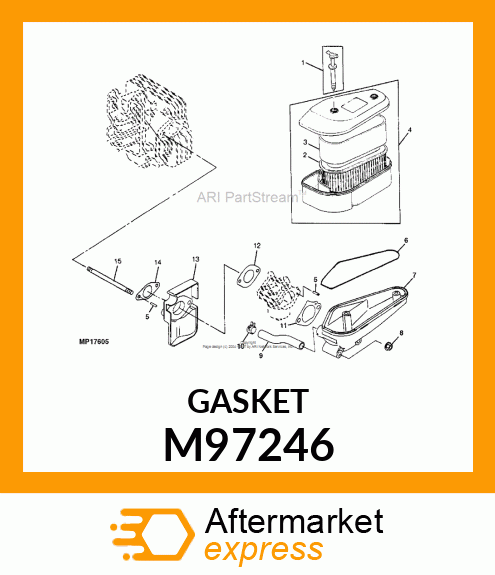 GASKET, INTAKE PIPE M97246