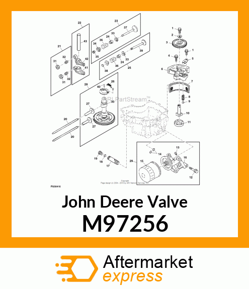 VALVE, EXHAUST M97256