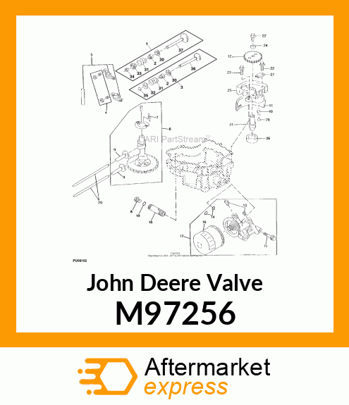 VALVE, EXHAUST M97256