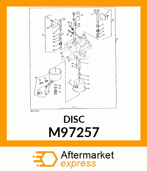 VALVE, THROTTLE, #120 M97257