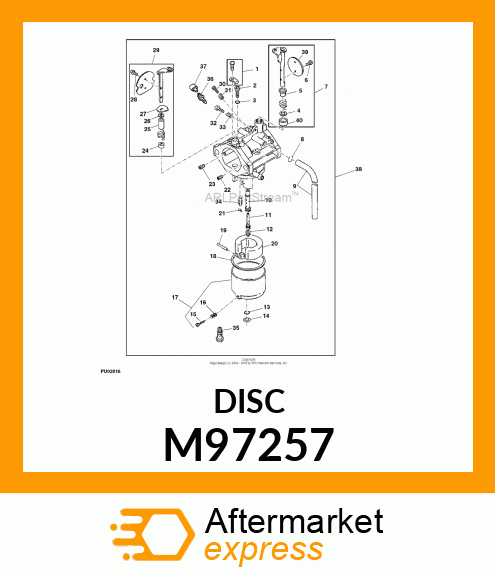 VALVE, THROTTLE, #120 M97257