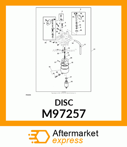 VALVE, THROTTLE, #120 M97257