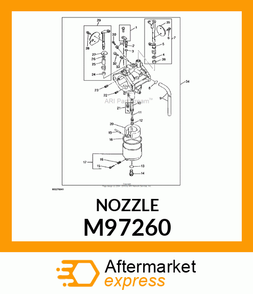 Nozzle M97260