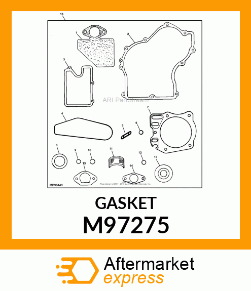 GASKET, INTAKE PIPE M97275