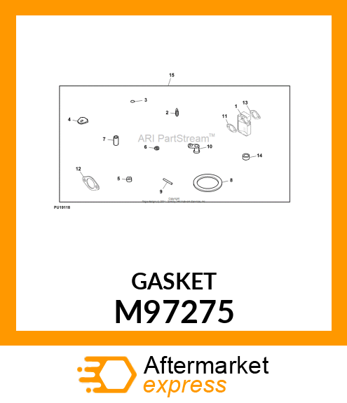 GASKET, INTAKE PIPE M97275