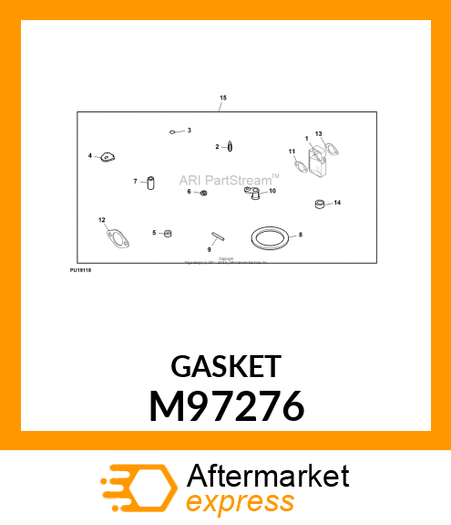 GASKET, INSULATOR M97276